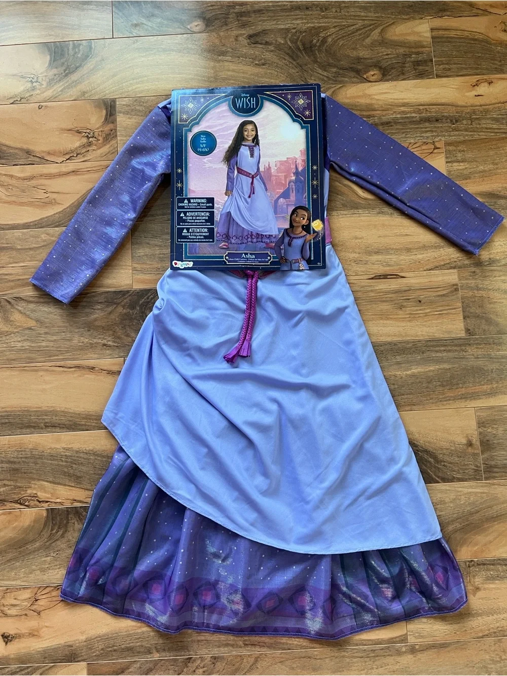 Disney Wish Asha Deluxe Princess Dress Costume Girls 4-6X Disney Vacation NWT
